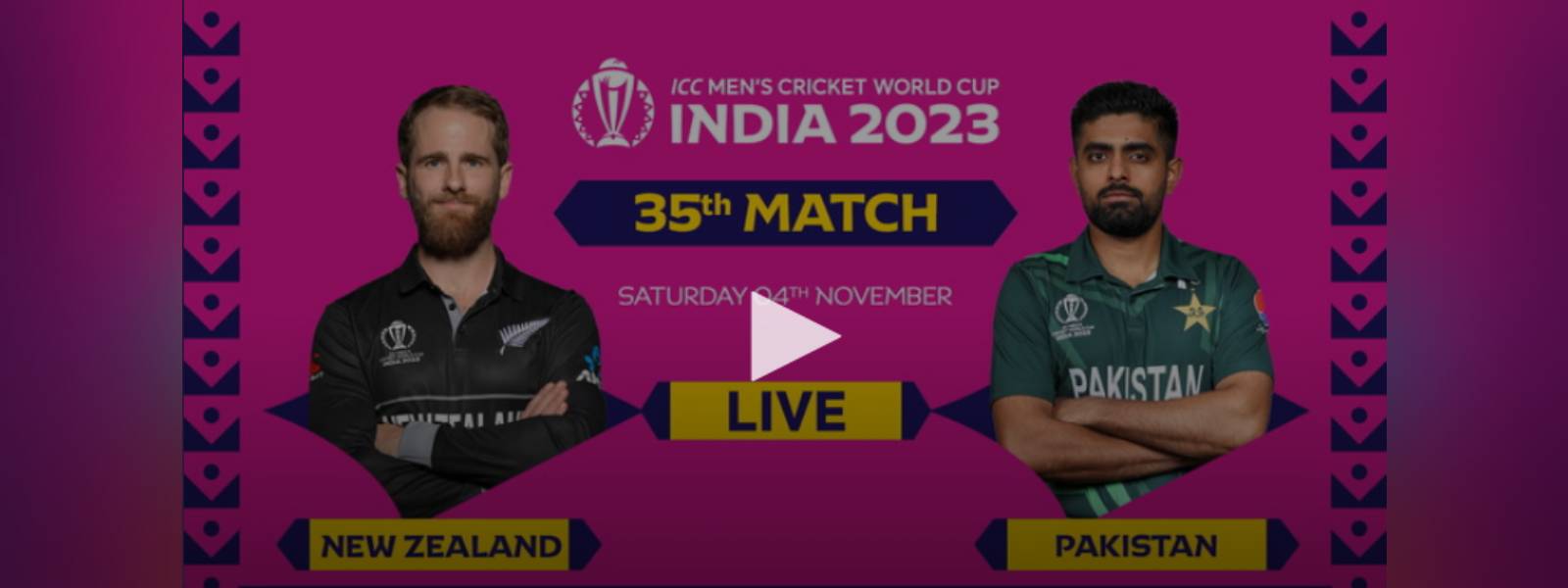 Live: New Zealand vs Pakistan – ICC world Cup 2023